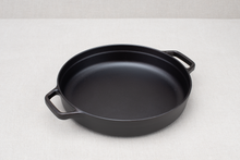Load image into Gallery viewer, A 12" Borough Furnace cast iron Braising Skillet on a neutral background.