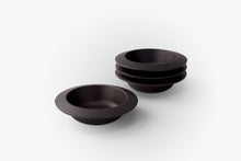Load image into Gallery viewer, Set of four Borough Furnace handmade cast iron cazuela bowls for serving dips, queso, or baked eggs
