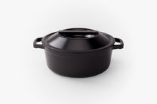 Load image into Gallery viewer, Borough Furnace 5.5 qt enameled cast iron dutch oven in semi-gloss porcelain. Only one made in the USA

