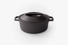 Load image into Gallery viewer, Custom engraved Borough Furnace 5.5 qt cast iron dutch oven — personalized heirloom cookware gift

